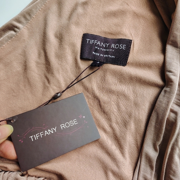 Tiffany Rose Maternity Francesca Dress Elegant Blush French Jersey, size12-14,L. - Picture 12 of 17